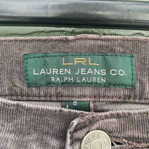 Lauren Jeans Co. Ralph Lauren Women's Bootcut Corduroy Pants Brown Size 8 - Picture 8 of 11